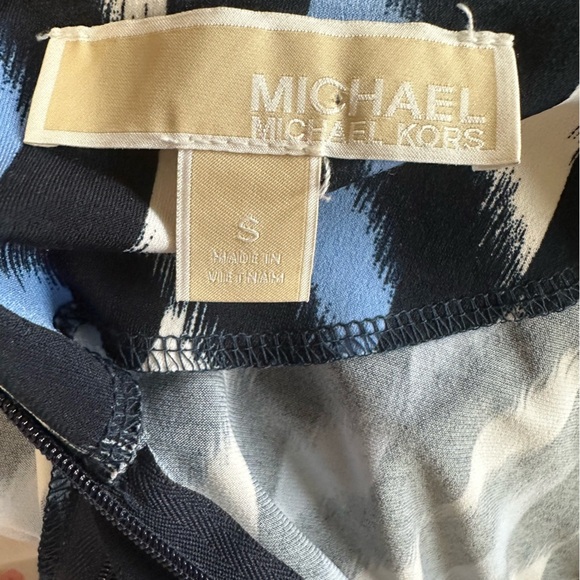 Michael Kors women’s knee length loom print long sleeve dress sz S - Picture 5 of 7